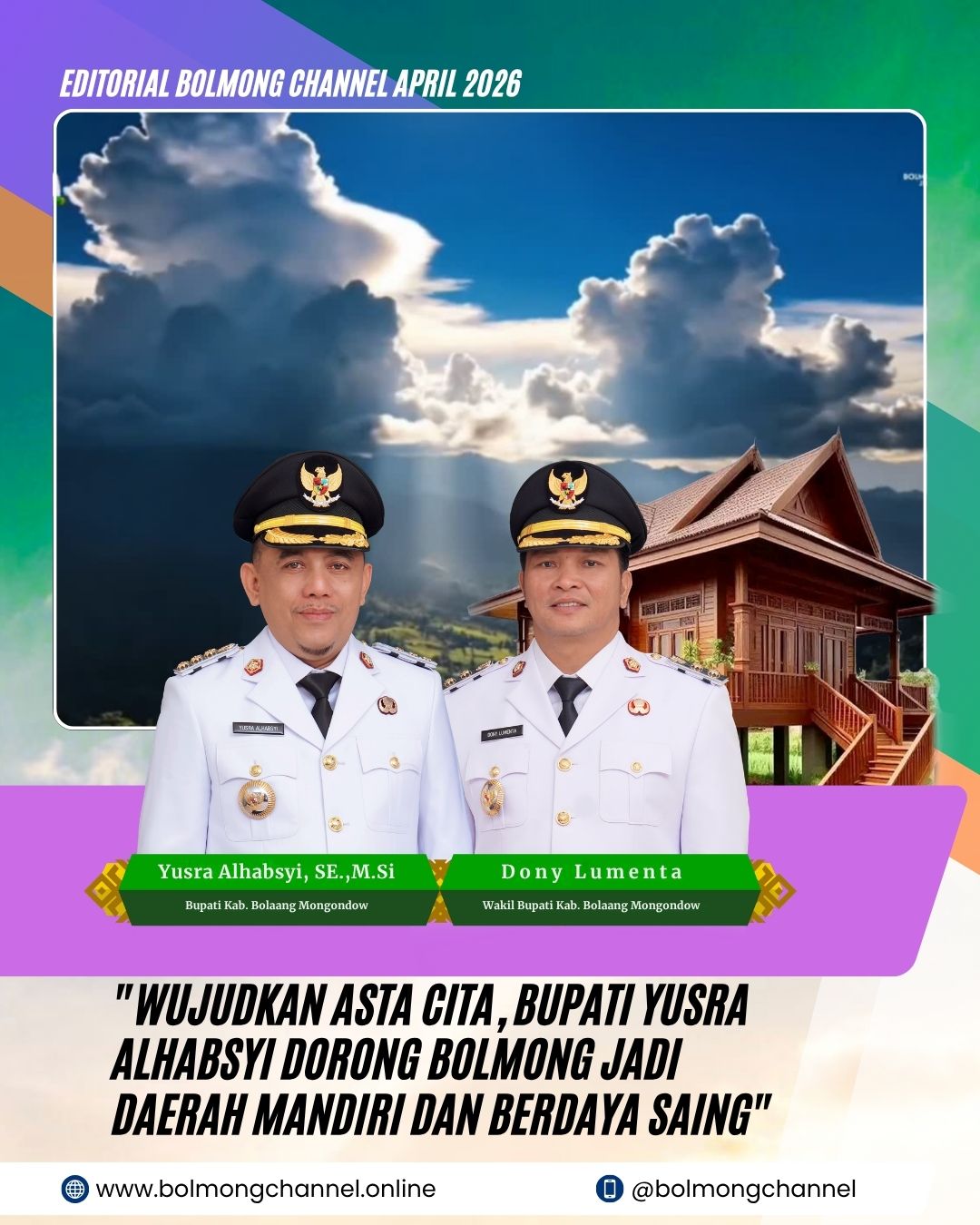 "Wujudkan Asta Cita, Bupati Yusra Alhabsyi Dorong Bolmong Jadi Daerah Mandiri dan Berdaya Saing"
